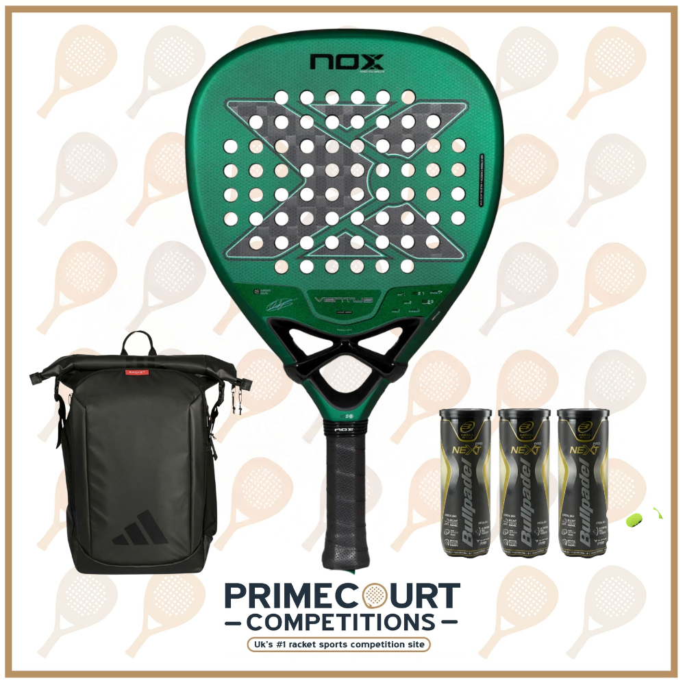 Nox Ventus Attack 12K Xtrem by Aimer Goni Padel Racket 2027 (BUNDLE)