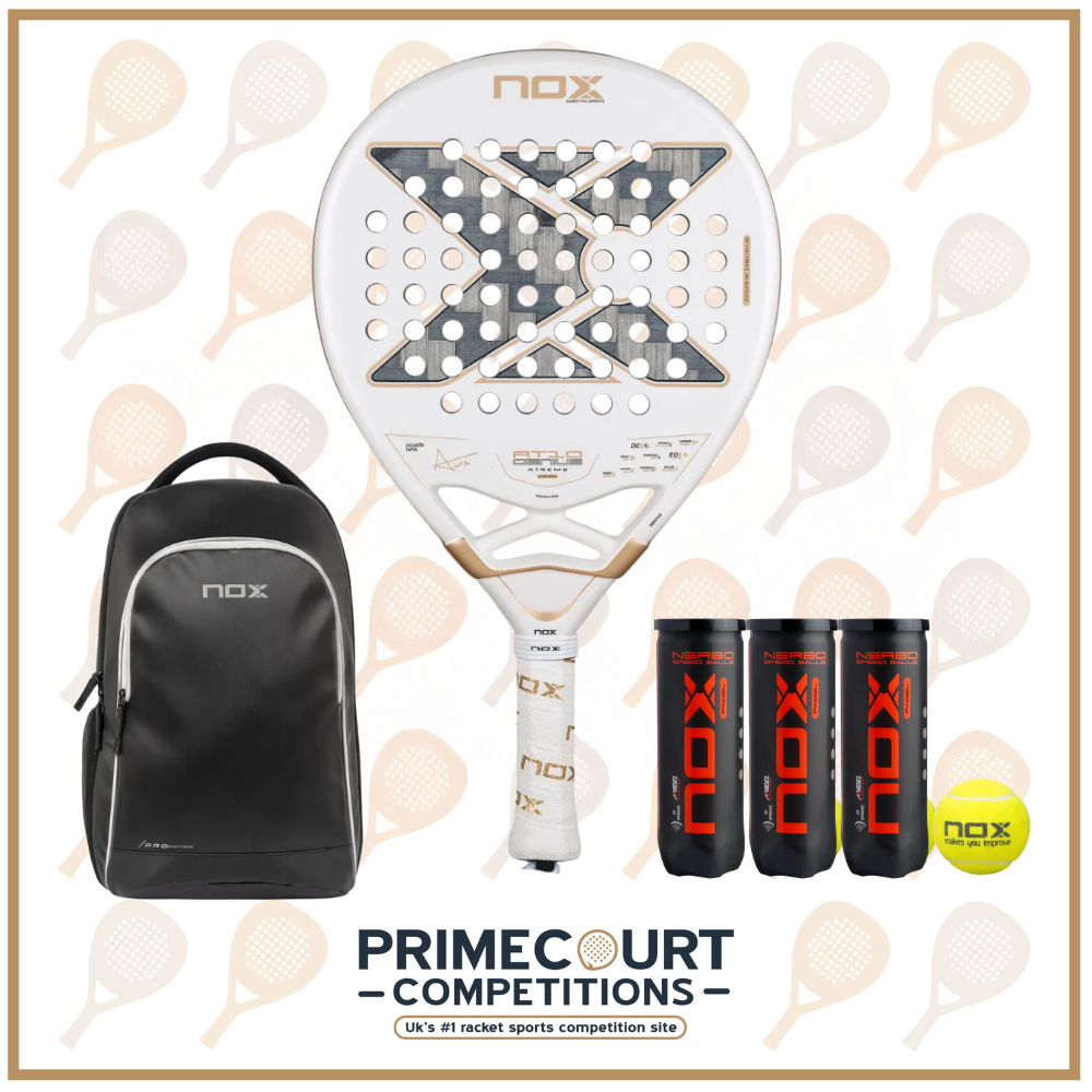 Nox AT10 Luxury Genius 12K Alum XTREM Padel Racket 2026 (BUNDLE)