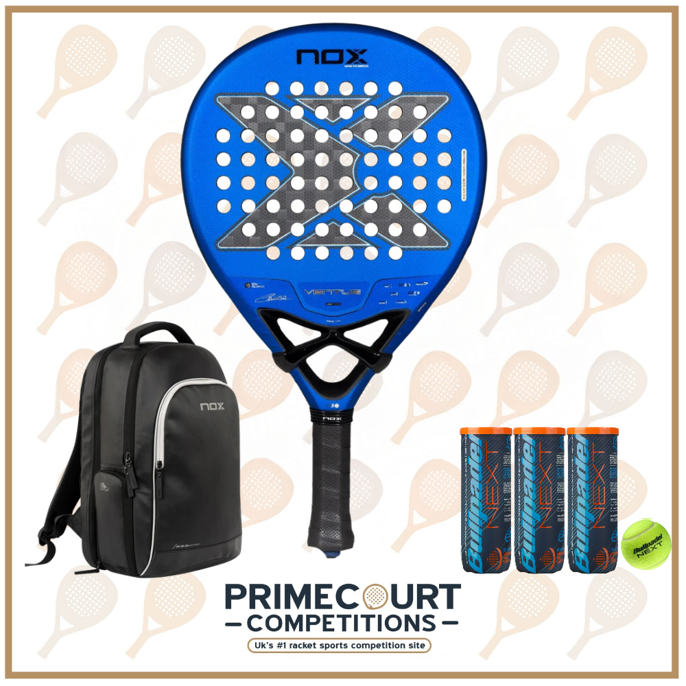 Nox Ventus Hybrid 12K Xtrem by Edu Alonso Padel Racket 2027 (BUNDLE) * NEW 2027 RANGE *