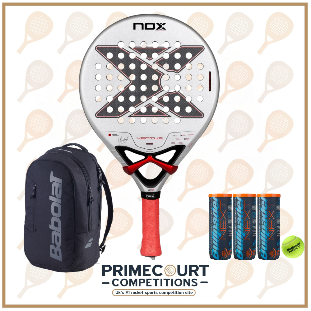 Nox Ventus Control 3K by Miguel Lamperti Padel Racket 2027 (BUNDLE)