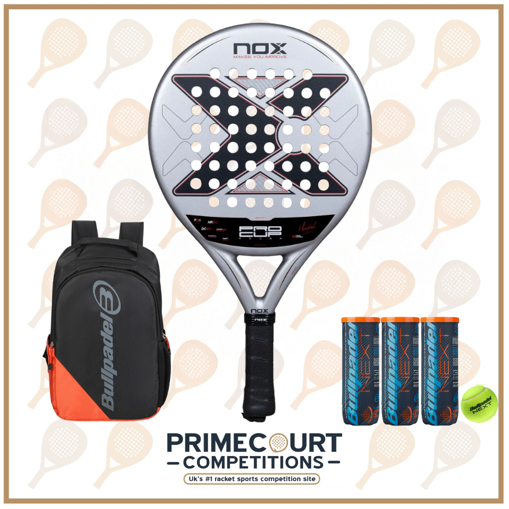Nox ML10 Pro Cup Rough By Miguel Lamperti Padel Racket 2027 (BUNDLE)