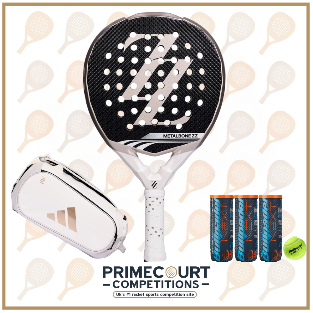 Adidas Metalbone Zidane Team Padel Racket (BUNDLE)