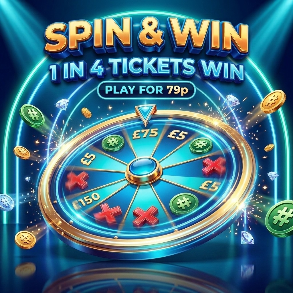SPIN & WIN! UP TO £150 INSTANTLY!