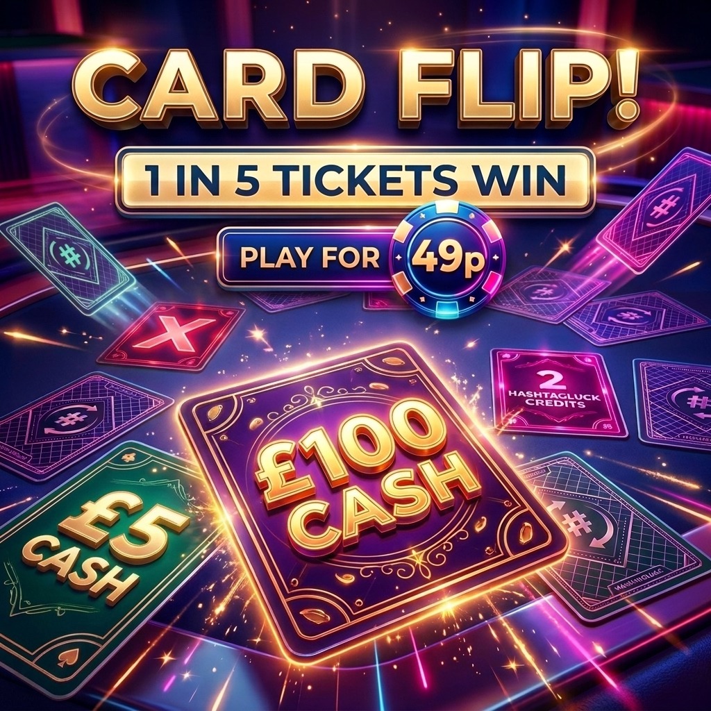 CARD FLIP! WIN UP TO £100 INSTANTLY!