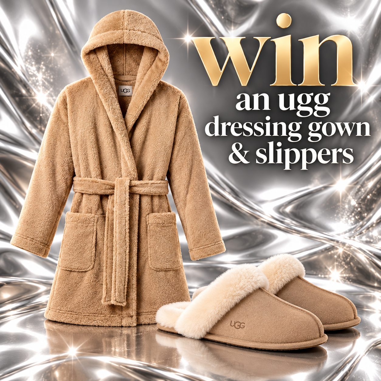 Ugg dressing gown & slippers