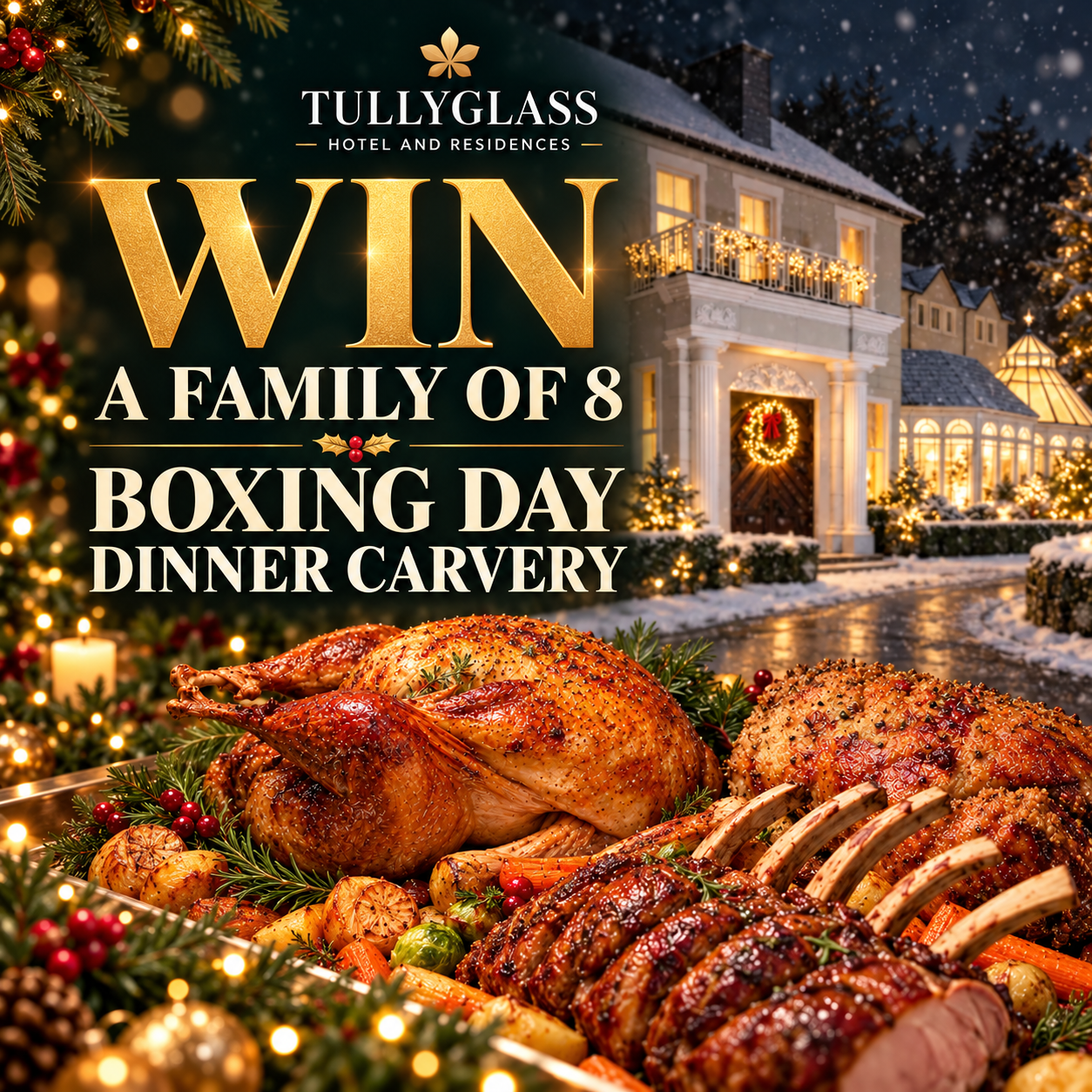 Tullyglass Hotel Boxing Day Dinner